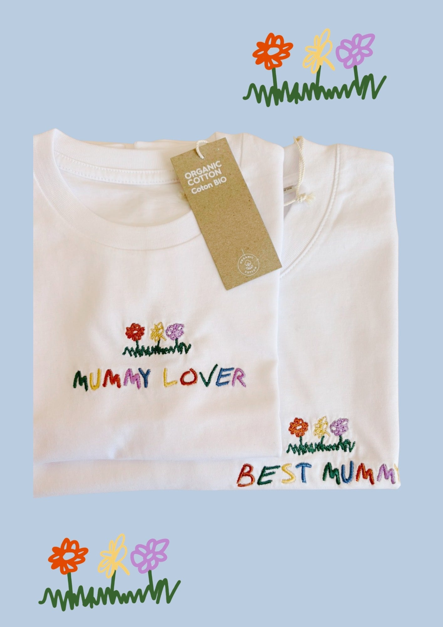 Coppia di T-shirt best mummy